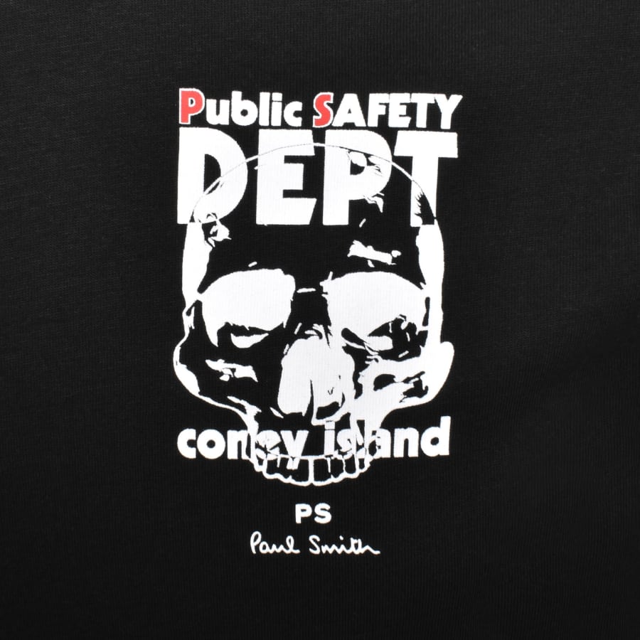 Paul Smith Skull Logo T Shirt Black | Mainline Menswear